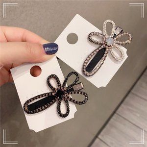 2 pcs Elegant Side Clip Simple Wild Back Head Clip